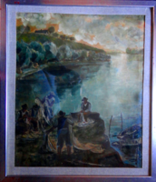 KERNSTOK KÁROLY (1873 - 1940) eredeti festménye!