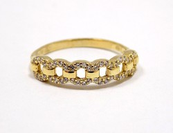 Gold ring with stones (zal-au86159)