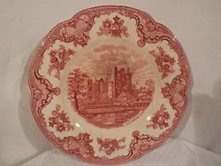 Porcelán - Antik - Angol tányér - 25 cm - hibátlan 