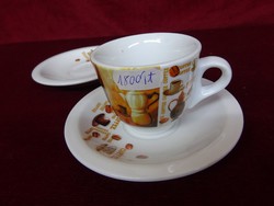 Nana Italian porcelain coffee cup + placemat. He has!
