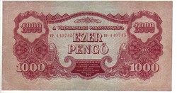 1000 pengő 1944 VH 2.