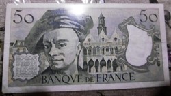 Francia bankjegy 50 Frank