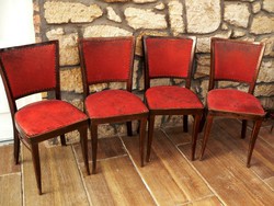 4db antik kárpitozott szék felújítandó egyben eladó