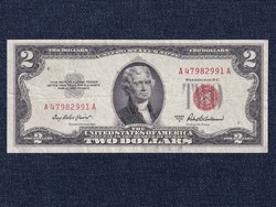 USA 2 Dollár bankjegy piros pecséttel 1953 A / id 17277/