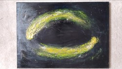 Circulatio - 50x70cm abstract canvas picture palaics e. From a creator