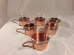 SCHOTT & GEN MAINZ Jena Glas  6 személyes teás kávés készlet