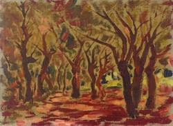 0Z453 Odon Fogassy: Szegedi Riverbank Forest 1963