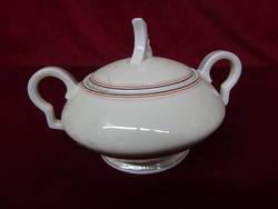 Antique Czechoslovak porcelain sugar bowl, diameter 13.5 cm. He has!
