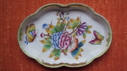 Herend victoria pattern, oval ashtray.