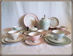 Royal Tettau, minőségi német porcelán teás készlet