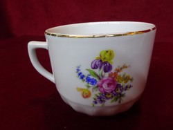 Bohemia Czechoslovak porcelain teacup with rose pattern. Mariazell with a view. He has!