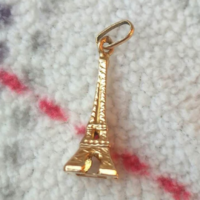 Eiffel tower gold 18k medal