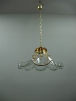 Nagyméretű murano mazzega üveg mennyezeti lámpa