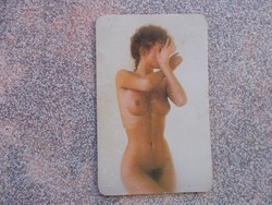 Erotic card calendar, 1986.