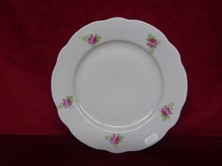 Zsolnay porcelain rose patterned flat plate. He has!