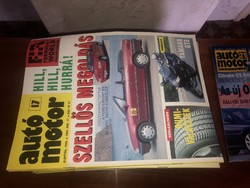 Régi Autó-Motor magazin gyűjtemény 71 db + 2 db