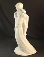 Világhy majolika szobor zsűrizett alkotás ,33 cm 