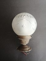Antik csiszolt üveg lámpa - EP