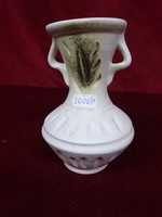 Porcelain vase with two handles, height 14.5 cm. He has!