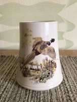 Handmade ceramic jug, large, pheasant