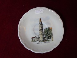 Schirnding bavaria German porcelain, coffee cup placemat with the inscription caorle - torre. He has!
