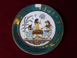 Egyptian porcelain, decorative plate on the wall, diameter 19.5 cm. He has!