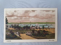 Balaton , Siófok Rózsa-liget régi képeslap levelezőlap