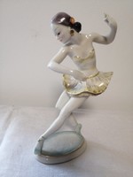 Hutschenreuther porcelán Carl Werner figura.Balerina 1930 evek.