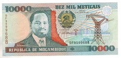 10000 meticais 1991 Mozambik UNC 1.