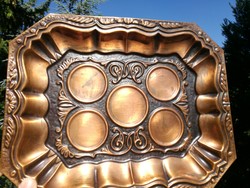 Old copper tray