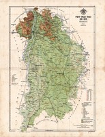 Pest - Pilis - Solt - Kis-kun megye térkép 1885 (5), vármegye, eredeti, Kogutowicz Manó, Budapest 
