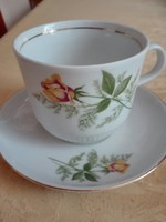 6 pcs kahla yellow rose coffee / tea cup with 5 plates