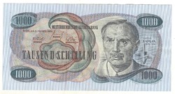 1000 schilling 1961 Ausztria Victor Kaplan Ritka 2.