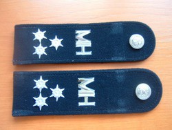 Mh warship platoon leader shoulder plate outgoing alu. Star # + zs