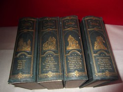 1867-es kiadású eredeti "Shakespeare művei" 4 kötetben!