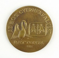 1A126 S.O.S. gyermekfalu 1986 bronz plakett