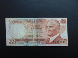 20 lira 1970 Törökország