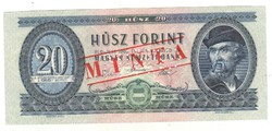 20 forint 1969 MINTA UNC 