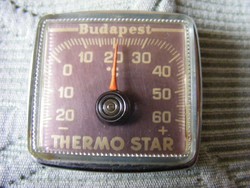 retro Budapest Thermo Star mágneses autós hőmérő