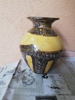 Retro kerámia váza , jelzett