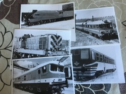 Mozdonyfotók / Czére jegyzetekkel és szignóval