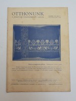 Régi újság 1937 Otthonunk A magyar háziasszony lapja 