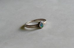 Apró Abalone gyöngyház díszes ezüst gyűrű