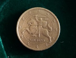Litvánia 50 cent 2015. 