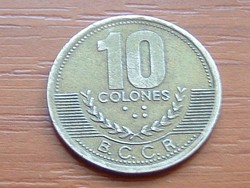COSTA RICA 10 COLONES 1997 #