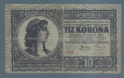 10 korona 1919 Friggiai sapkás RITKA
