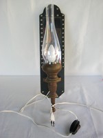 Retro vintage fali lámpa tükörrel 42x11 cm