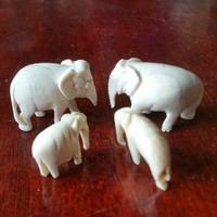 4 db ivory Kiselefánt