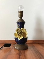 Antik sárga rózsás lámpa