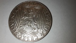Csehszlovákia Sztálin ezüst emlék 100 Korona 1949.3500.-Ft